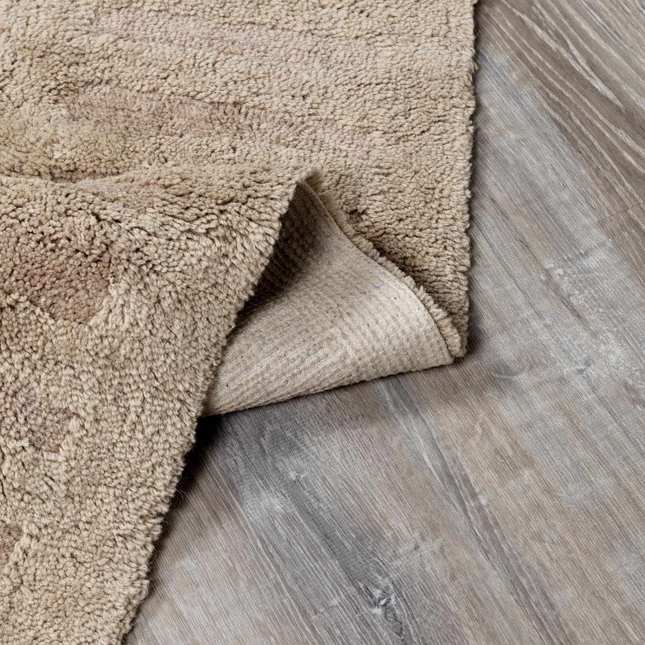 Washable Handmade Wool Rug - Brown - Clearance by Boutique Rugs