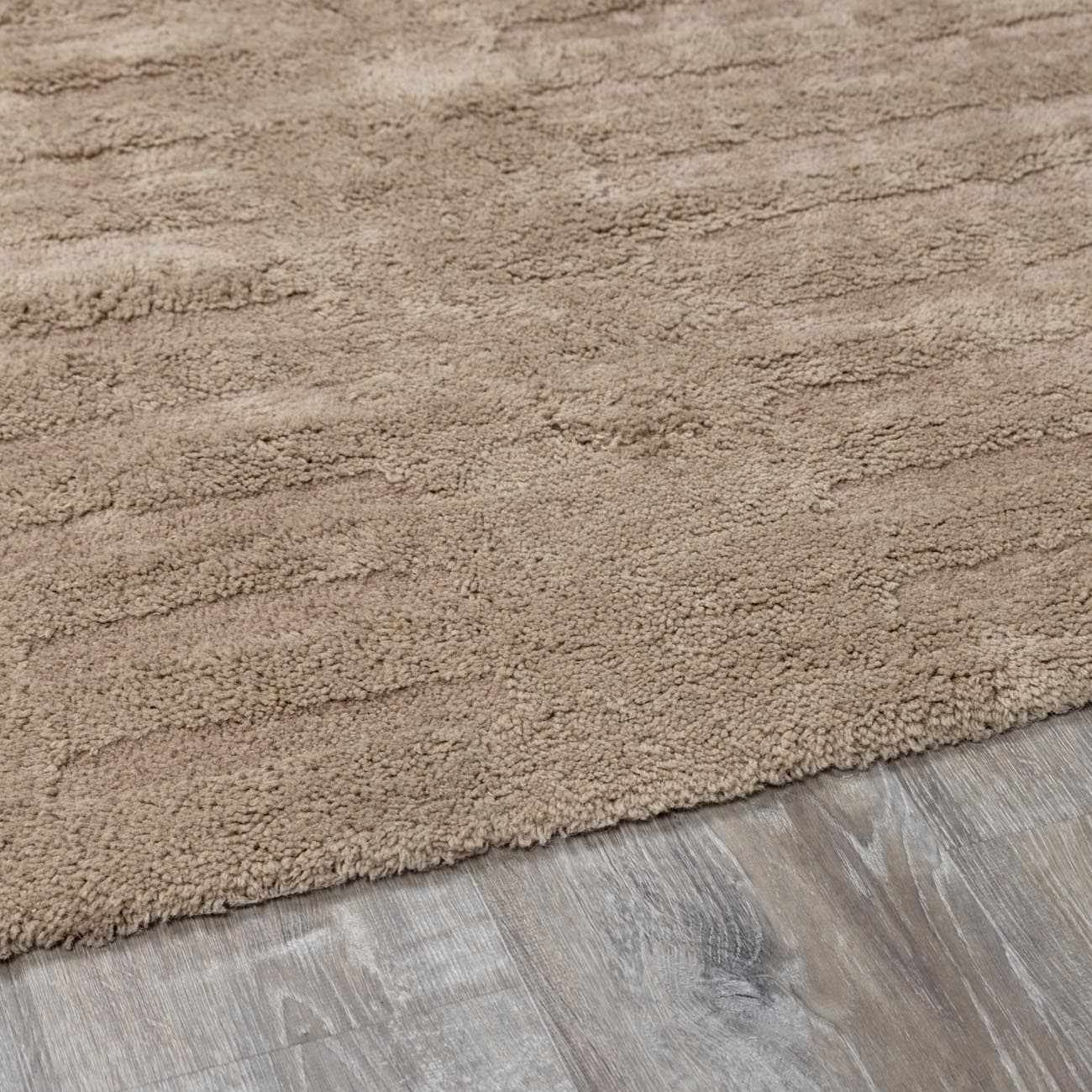 Washable Handmade Wool Rug - Brown - Clearance by Boutique Rugs