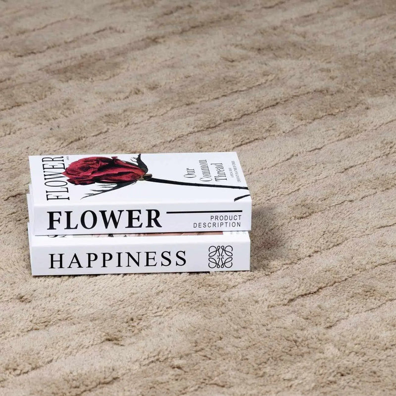 Washable Handmade Wool Rug - Brown - Clearance by Boutique Rugs