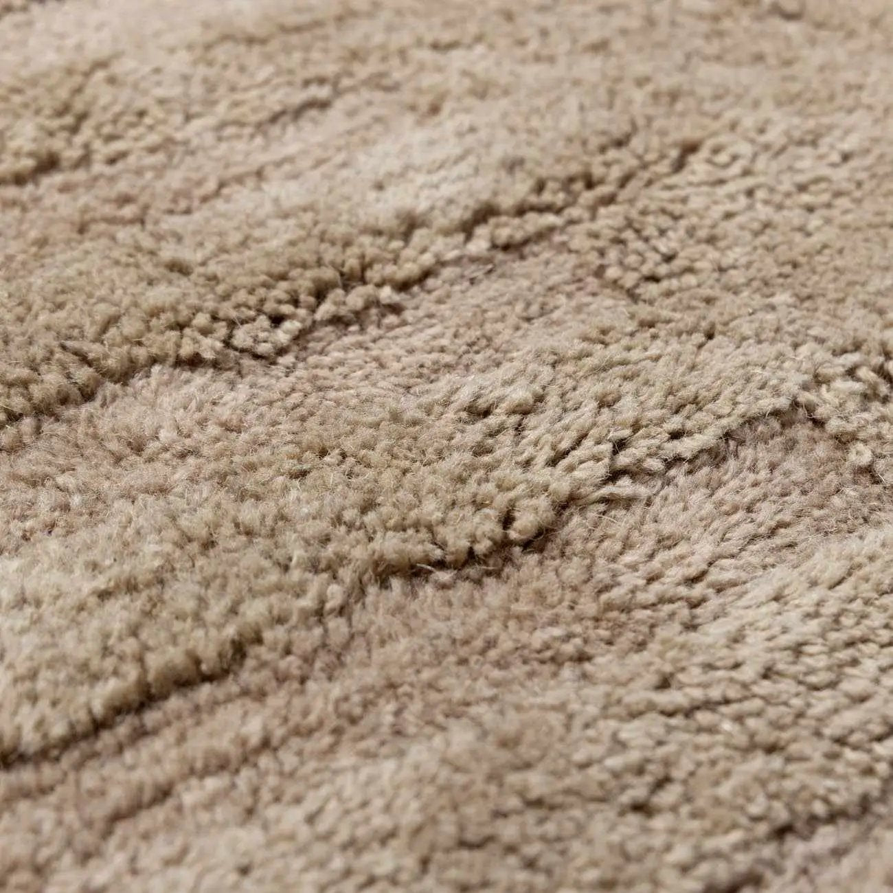 Washable Handmade Wool Rug - Brown - Clearance by Boutique Rugs