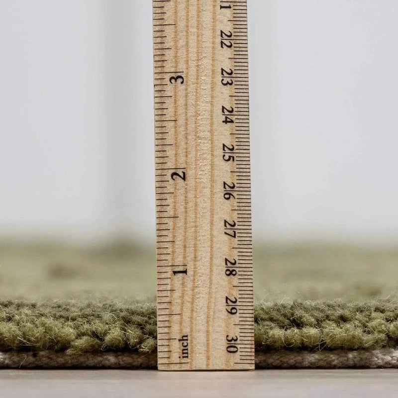 Washable Wool Rug - Green - Clearance by Boutique Rugs