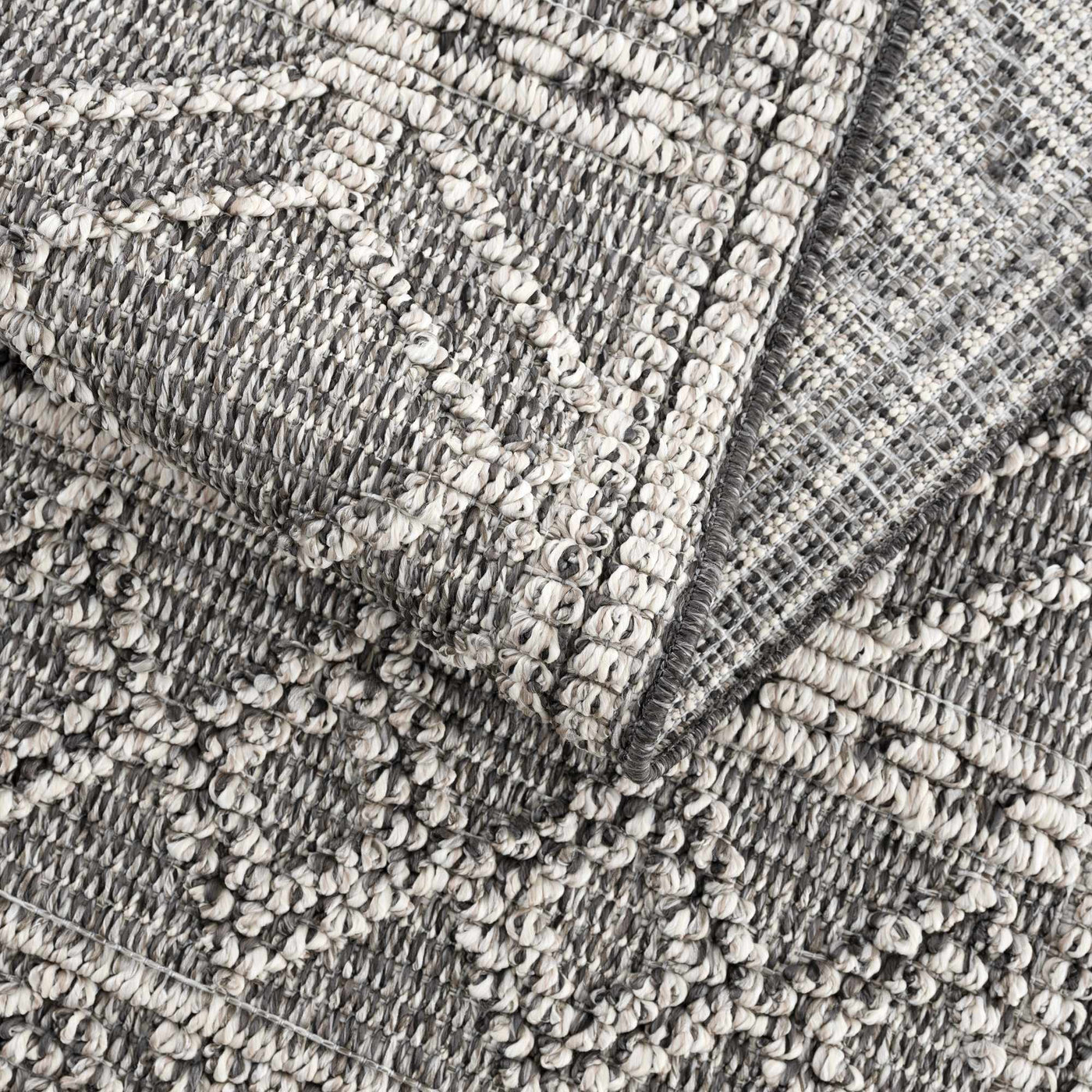 Diah Black & Bone Outdoor Area Rug - Clearance by Boutique Rugs