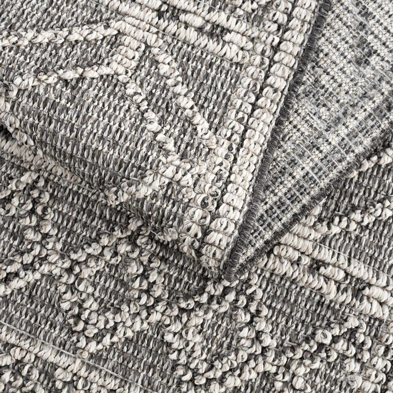 Diah Black & Bone Outdoor Area Rug - Clearance by Boutique Rugs