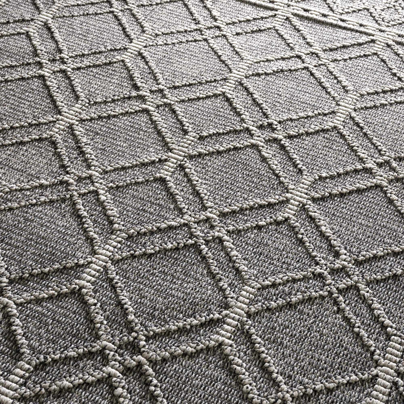 Diah Black & Bone Outdoor Area Rug - Clearance by Boutique Rugs