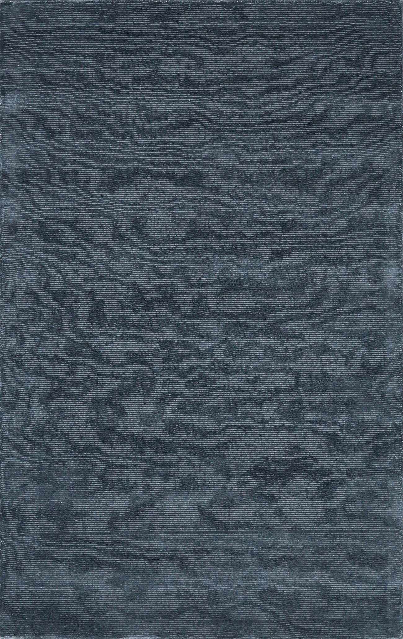Brockton Solid Night Blue Wool Rug by Boutique Rugs