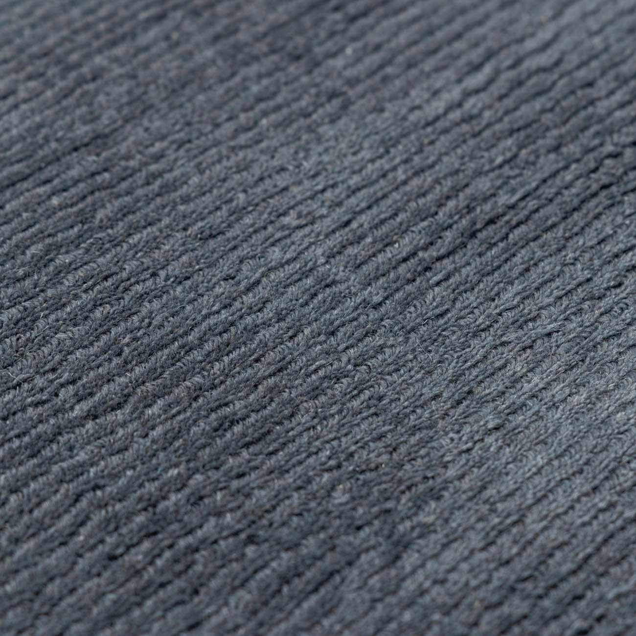 Brockton Solid Night Blue Wool Rug by Boutique Rugs