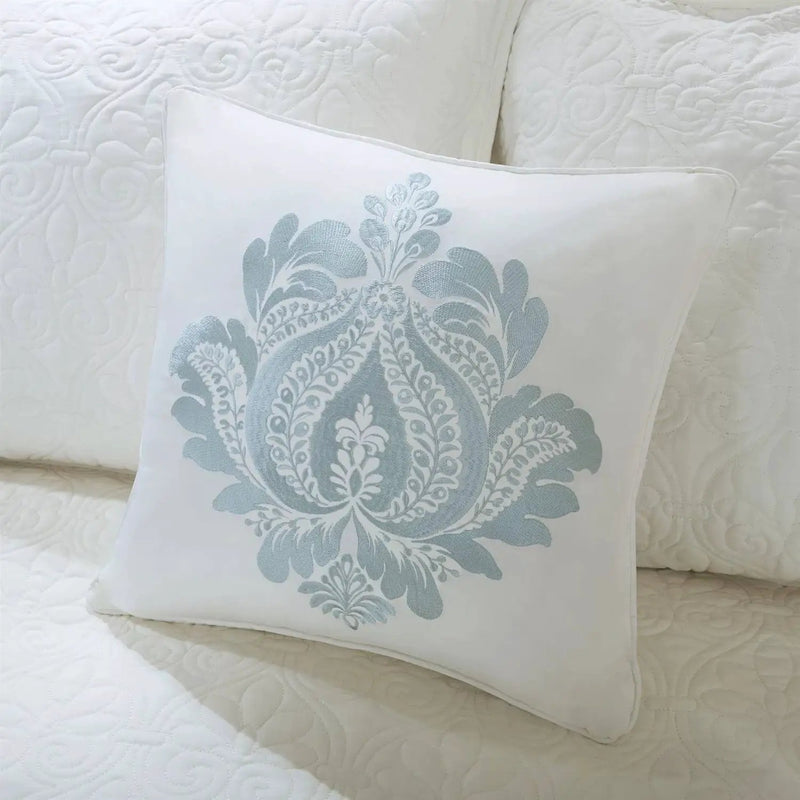 6-Piece Farmhouse Country Cottage Quilted White Reversible Daybed Cover Set by HomePacific