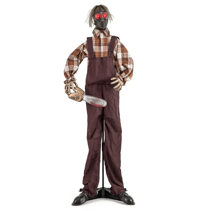 Halloween Animatronic Shaking Haunted Man with Lights and Sound by DirectDeals