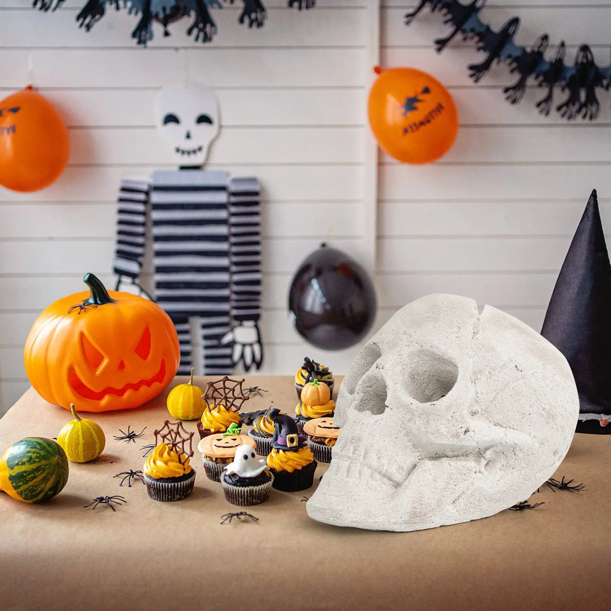 Halloween Fire Pit Skull Halloween Decoration by DirectDeals