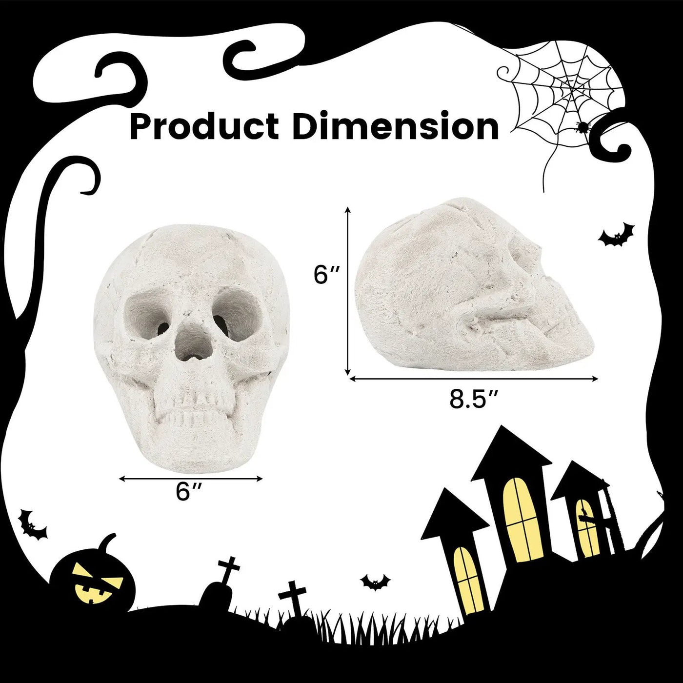 Halloween Fire Pit Skull Halloween Decoration by DirectDeals