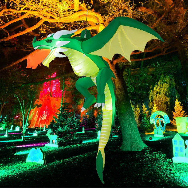 5 Feet Hanging Halloween Inflatable Dragon by DirectDeals