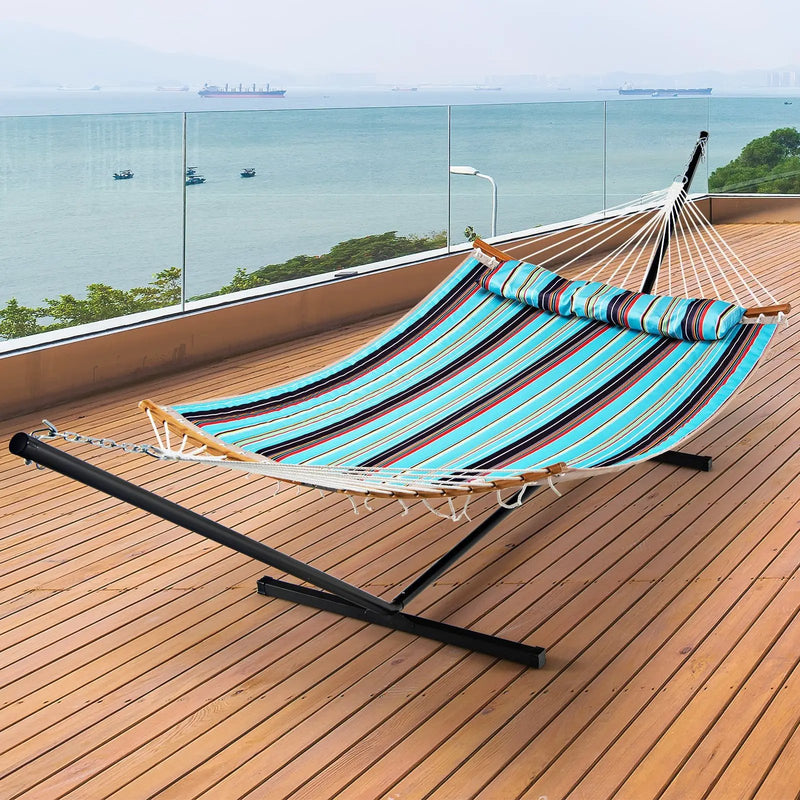 2-Person Heavy-Duty Hammock Stand with Storage Bag by DirectDeals