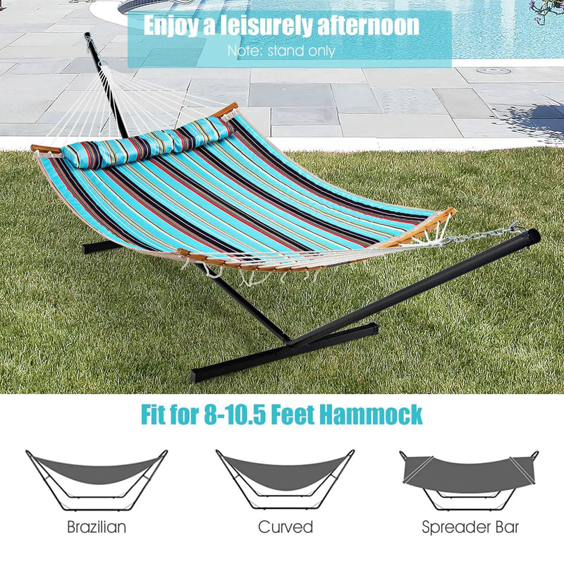 2-Person Heavy-Duty Hammock Stand with Storage Bag by DirectDeals