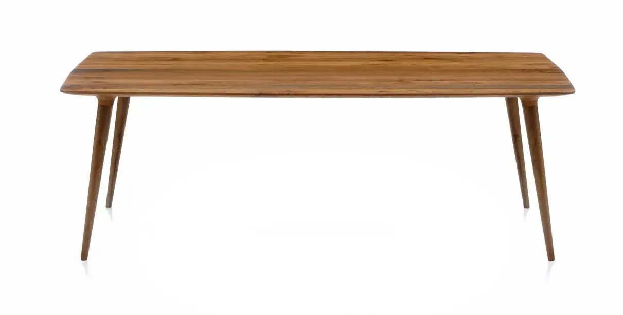 Edge Glued Hardwood Dining Table - Solid Kitchen Table by Gizz