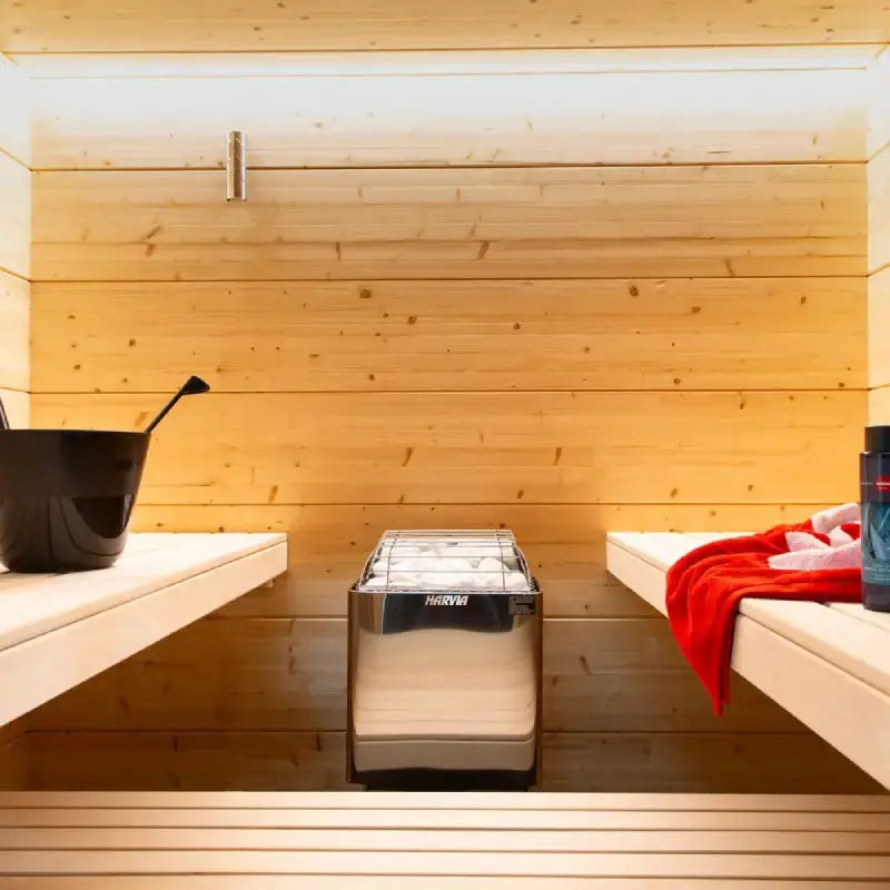 Harvia KIP45W Stainless Steel 4.5KW Sauna Heater - Finnish Sauna Builders by Finnish Sauna Builders