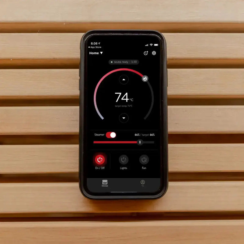 Harvia Virta 8KW Ultimate Sauna Heater with WiFi Digital Control, Sauna Stones and Heater Guard - Finnish Sauna Builders by Finnish Sauna Builders