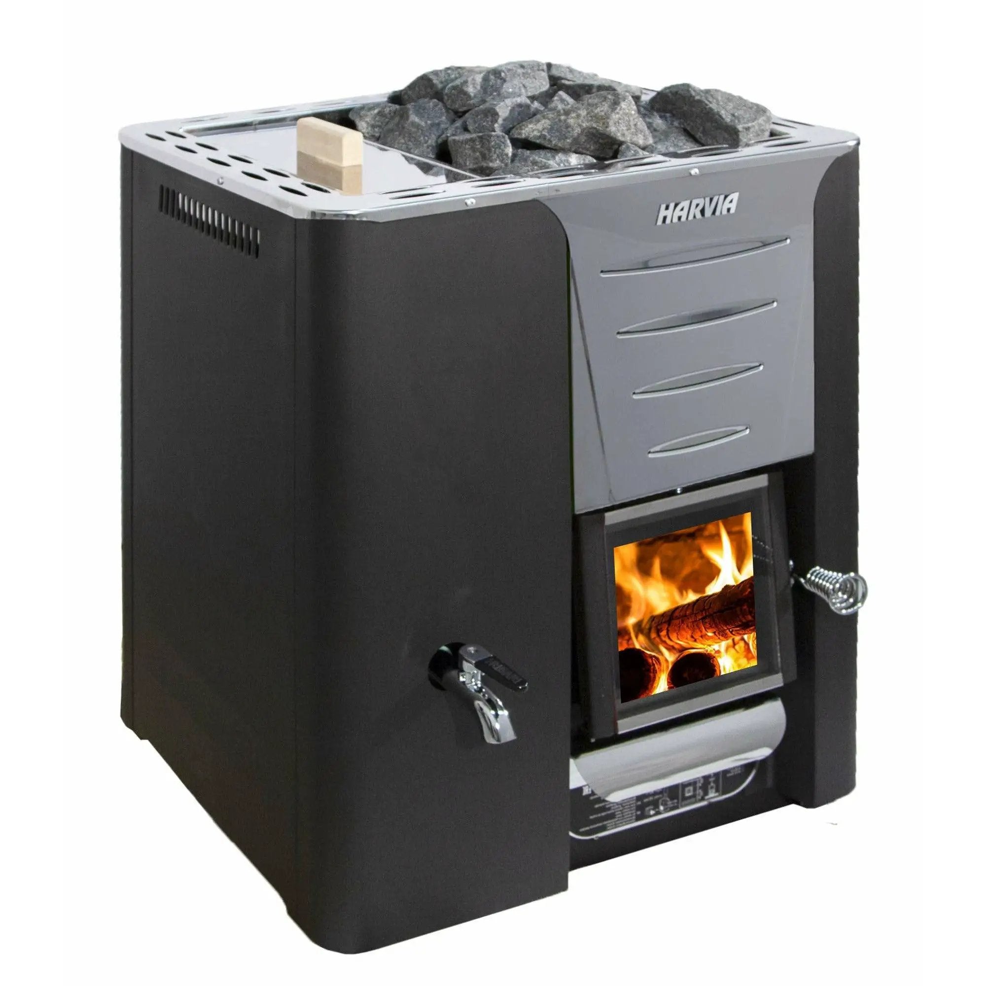 Harvia Pro 20 Ls Wood Burning Sauna Stove With Water Tank - Finnish Sauna Builders by Finnish Sauna Builders