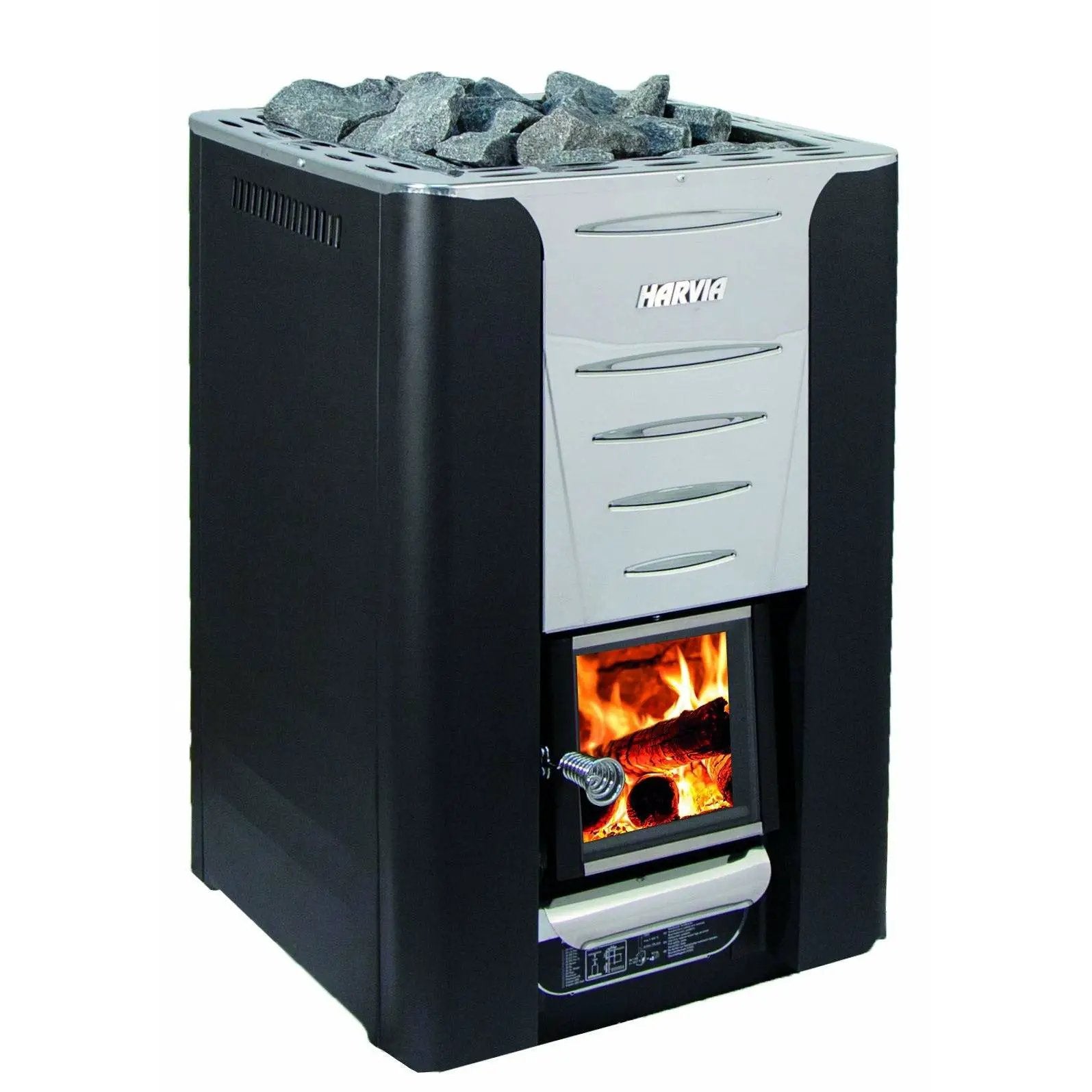 Harvia Pro 36 Wood Burning Sauna Stove - Finnish Sauna Builders by Finnish Sauna Builders
