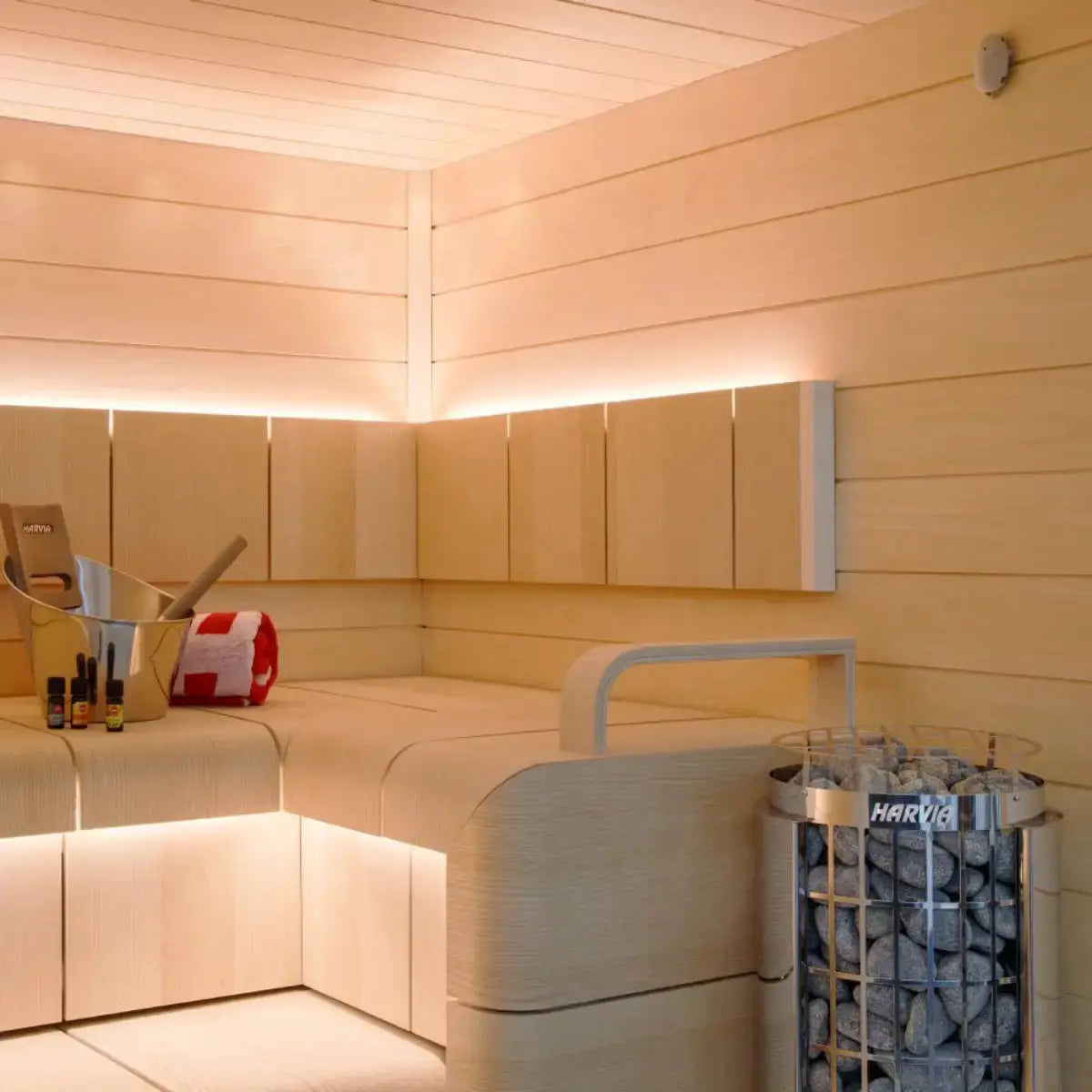 Harvia Cilindro PC60E 6KW Sauna Heater - Finnish Sauna Builders by Finnish Sauna Builders
