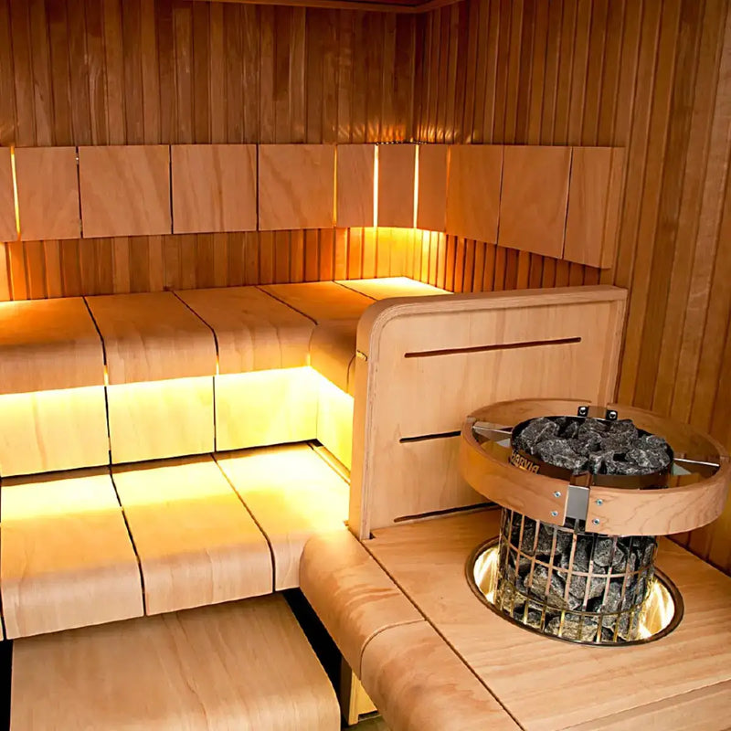 Harvia Cilindro PC60 6KW Sauna Heater with built in controls - Finnish Sauna Builders by Finnish Sauna Builders
