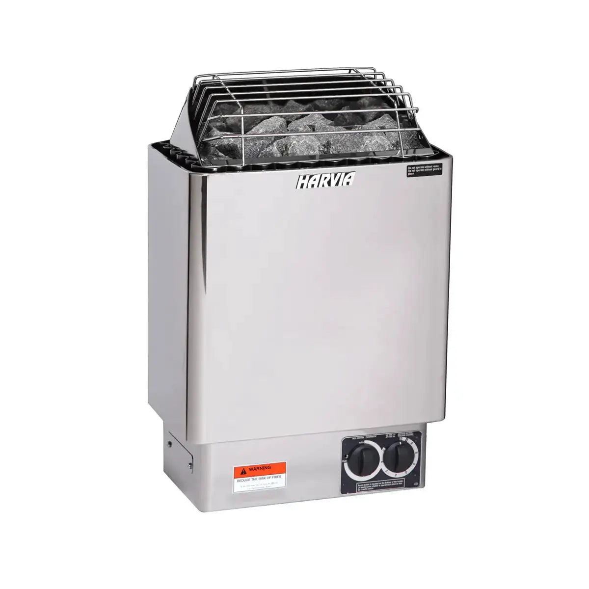 Harvia KIP60B Stainless Steel 6KW Sauna Heater with built-in control - Finnish Sauna Builders by Finnish Sauna Builders