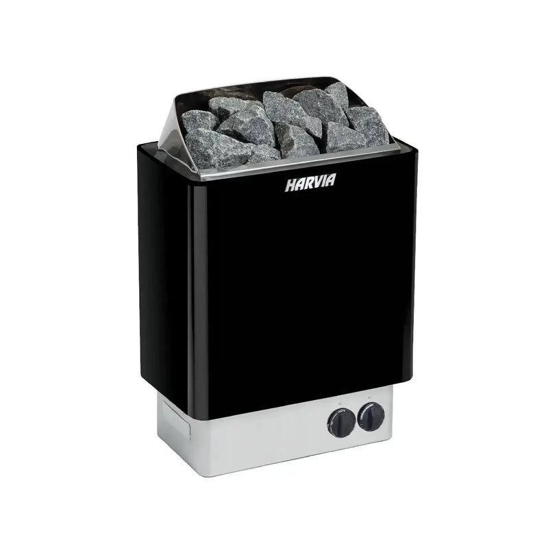 Harvia KIP80B Stainless Steel 8KW Sauna Heater with built-in control - Finnish Sauna Builders by Finnish Sauna Builders