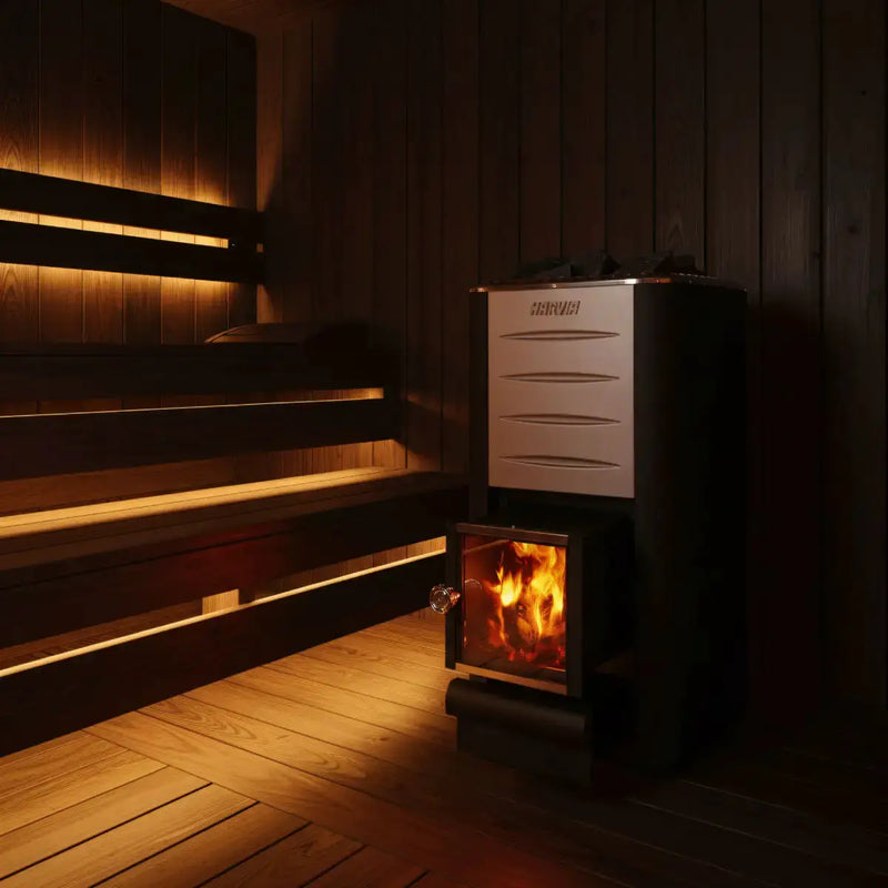 Harvia M3 SL WKM3SL Wood Burning Sauna Stove - Finnish Sauna Builders by Finnish Sauna Builders