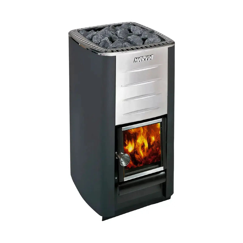 Harvia M3 WKM3 Wood Burning Sauna Stove - Finnish Sauna Builders by Finnish Sauna Builders