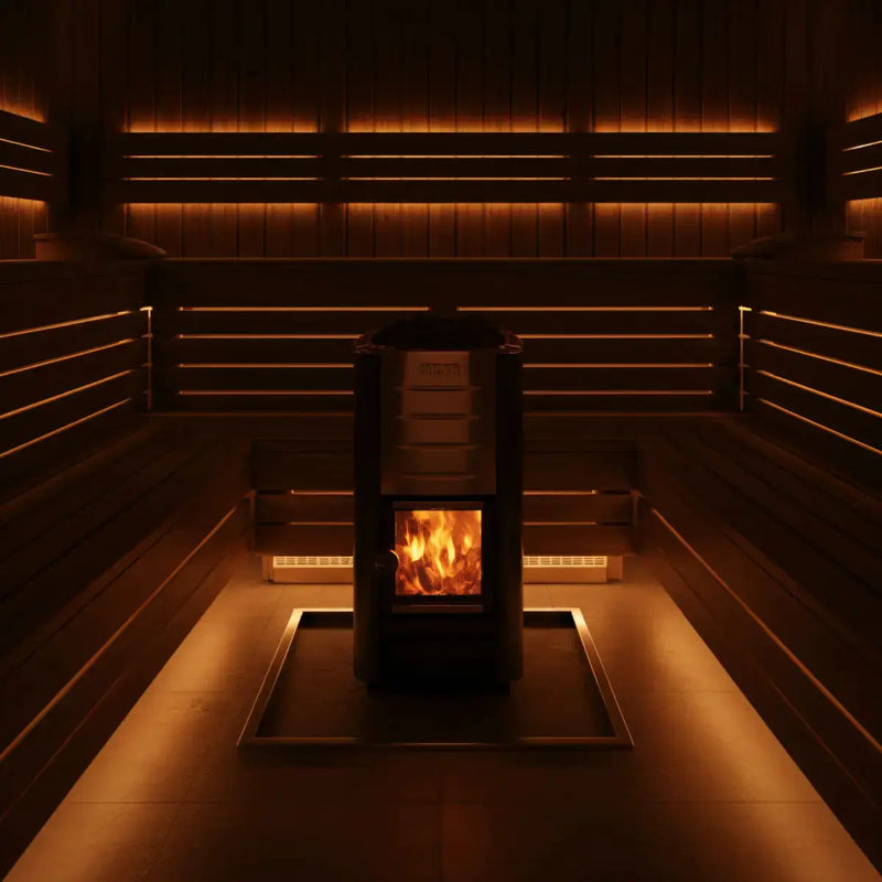Harvia M3 WKM3 Wood Burning Sauna Stove - Finnish Sauna Builders by Finnish Sauna Builders