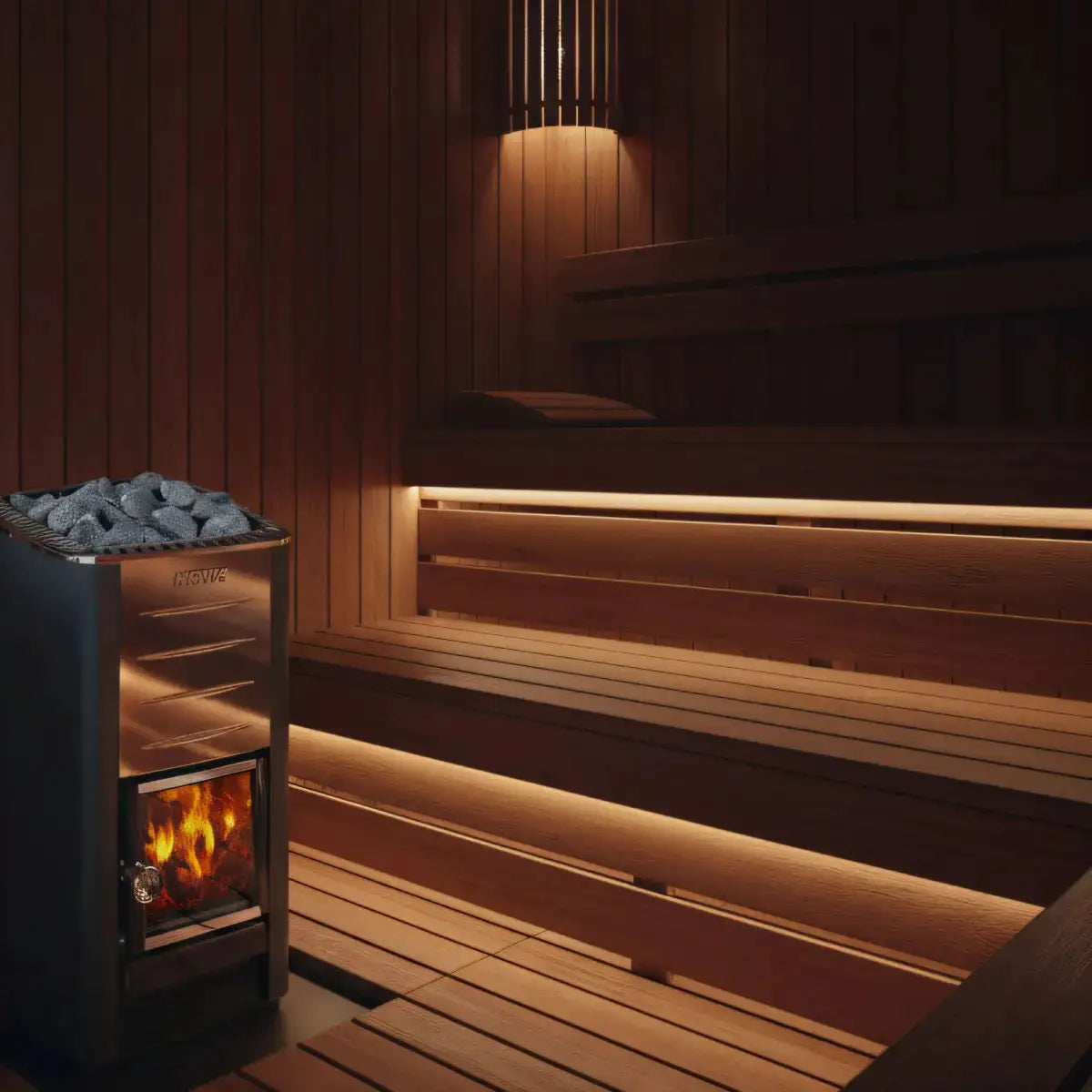 Harvia M3 WKM3 Wood Burning Sauna Stove - Finnish Sauna Builders by Finnish Sauna Builders