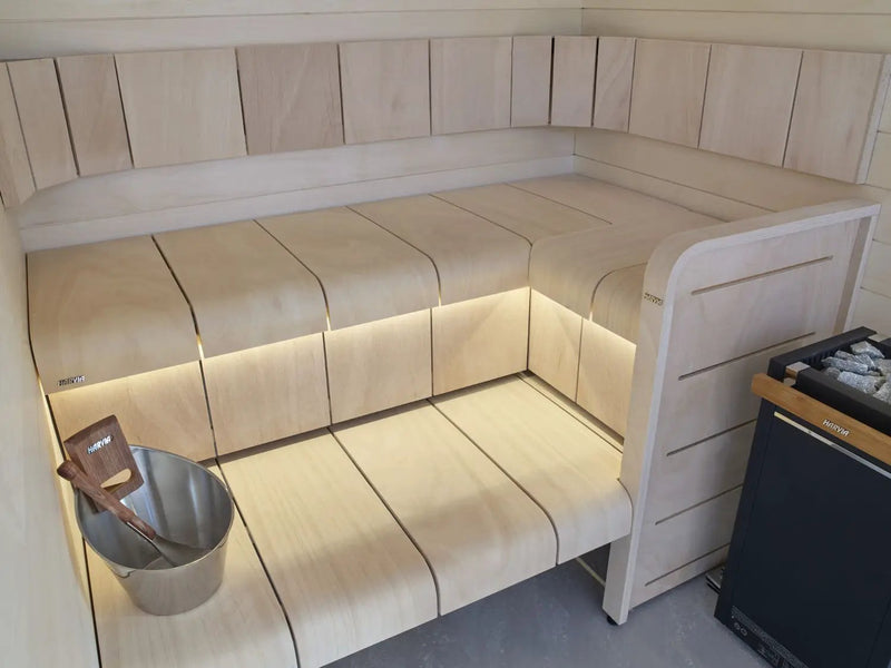 Harvia Steel Accessories Set Stainless Steel - Finnish Sauna Builders by Finnish Sauna Builders
