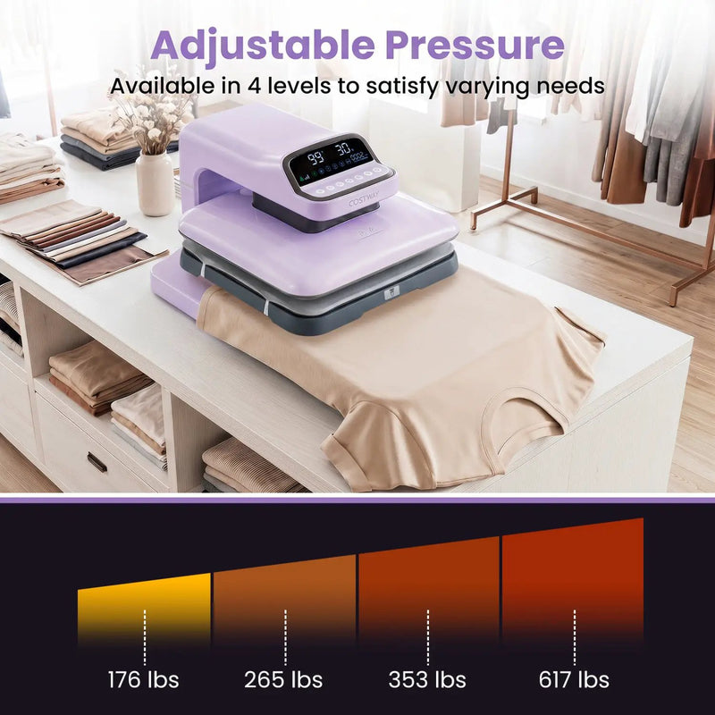 15x15 Auto Release Heat Press Machine 1500W by DirectDeals