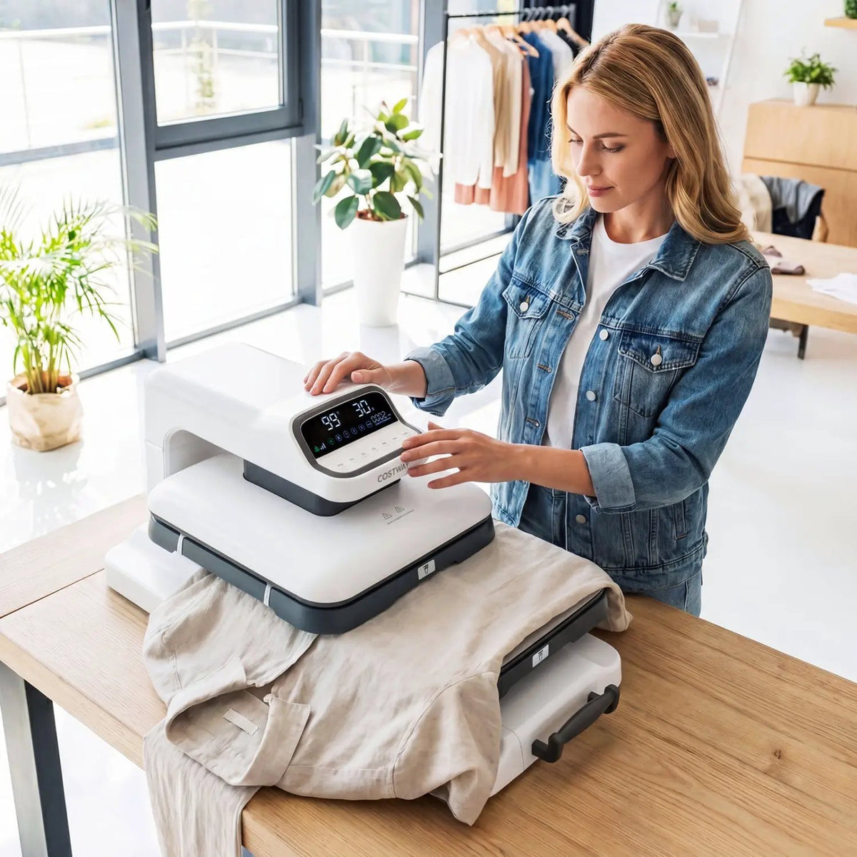 15x15 Auto Release Heat Press Machine 1500W by DirectDeals