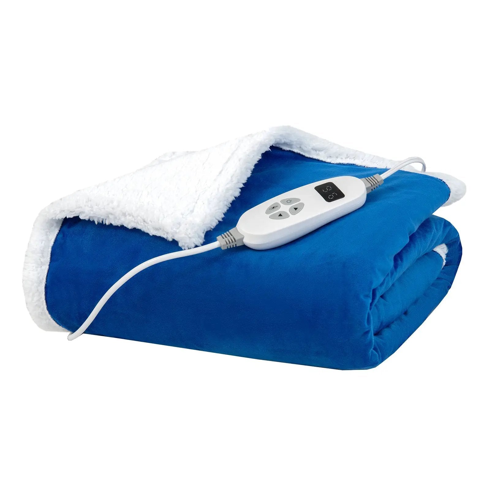 Heated Electric Blanket Throw with 10 Heat Levels by DirectDeals