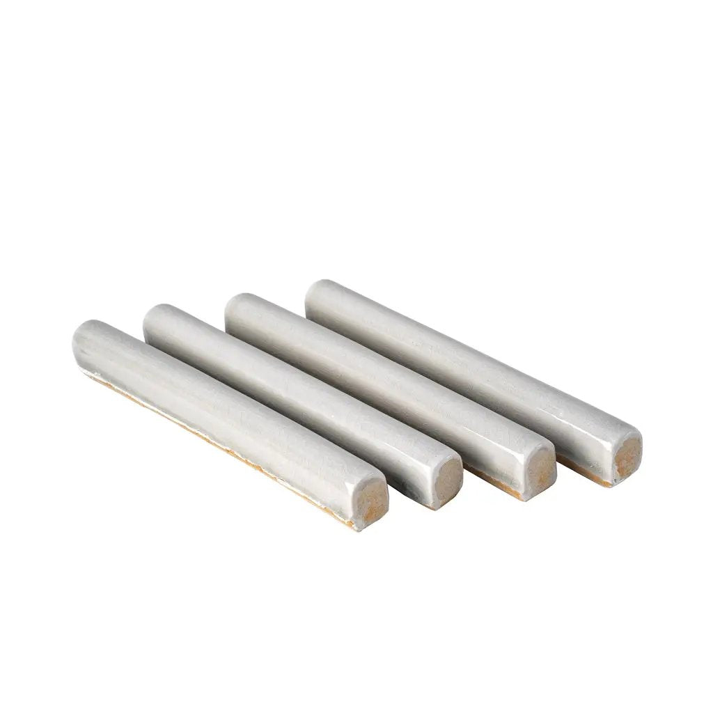 Pistachio Green 0.6x6 Glossy Ceramic Pencil Tile Trim (10 pack, 0.25 sq ft/case) by Apollo Tile