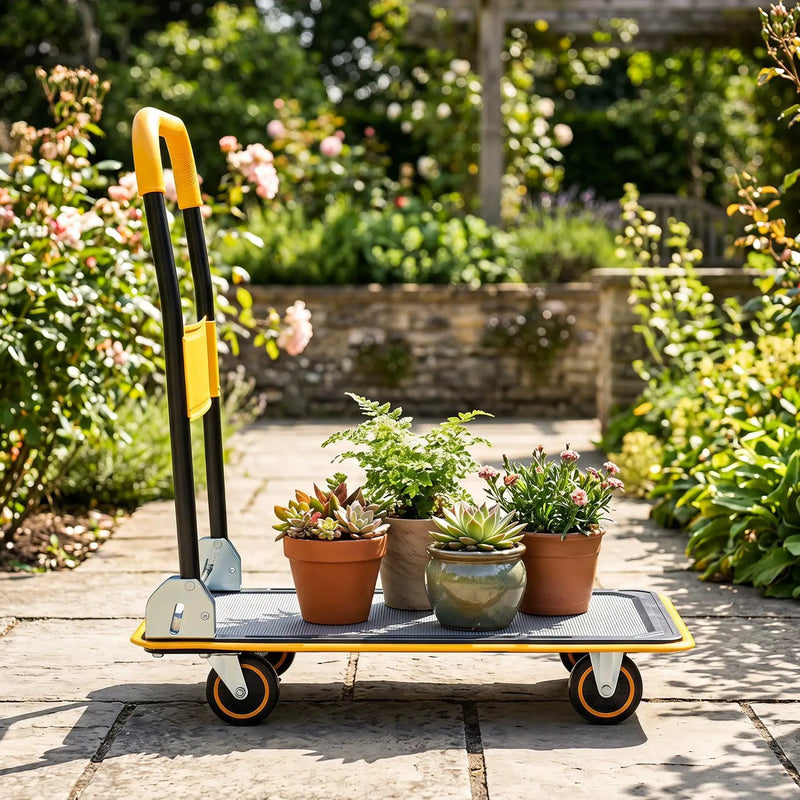 Foldable Push Cart Dolly with 560 lbs Capacity by DirectDeals