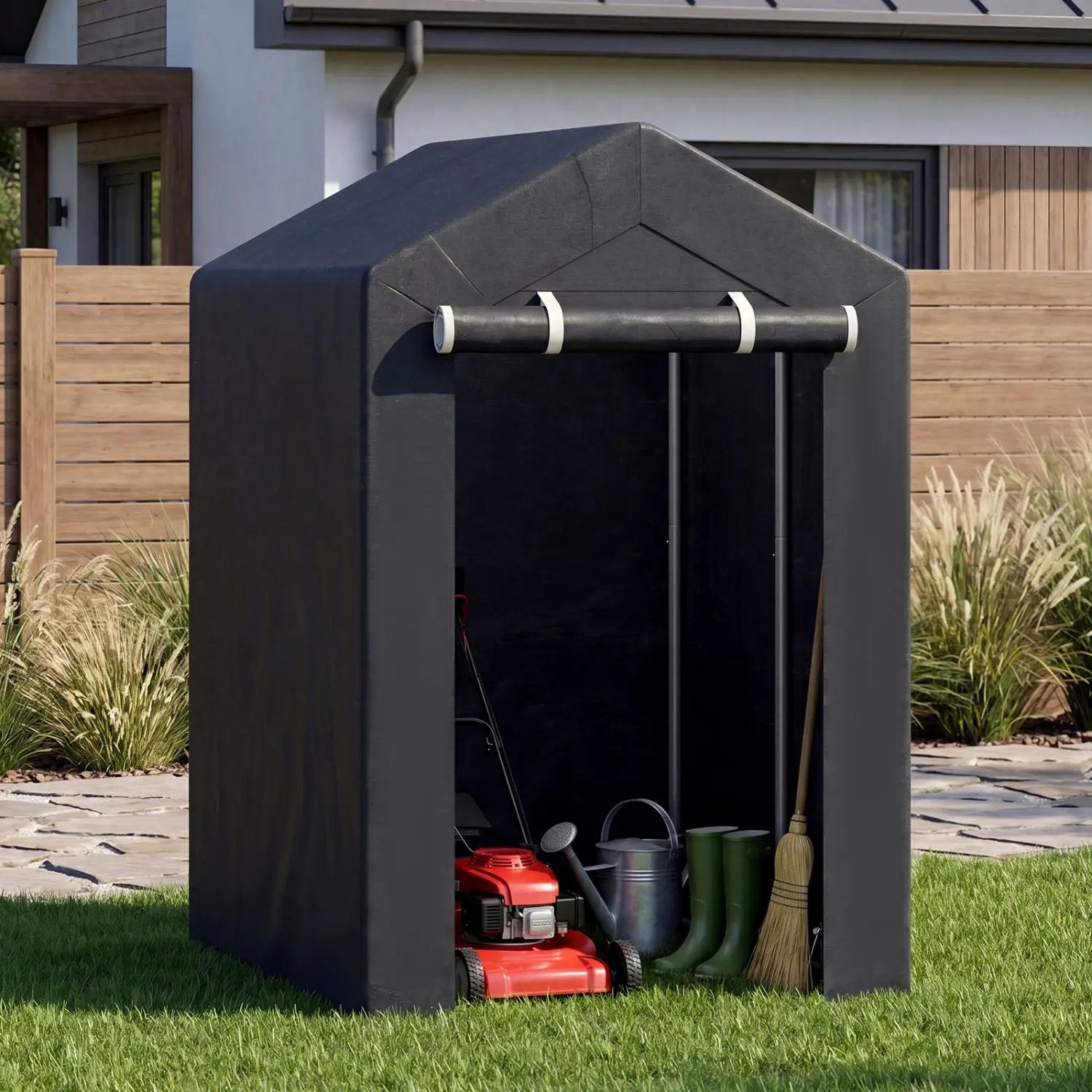 Portable Storage Shed with Roll-Up Zipper Door by DirectDeals