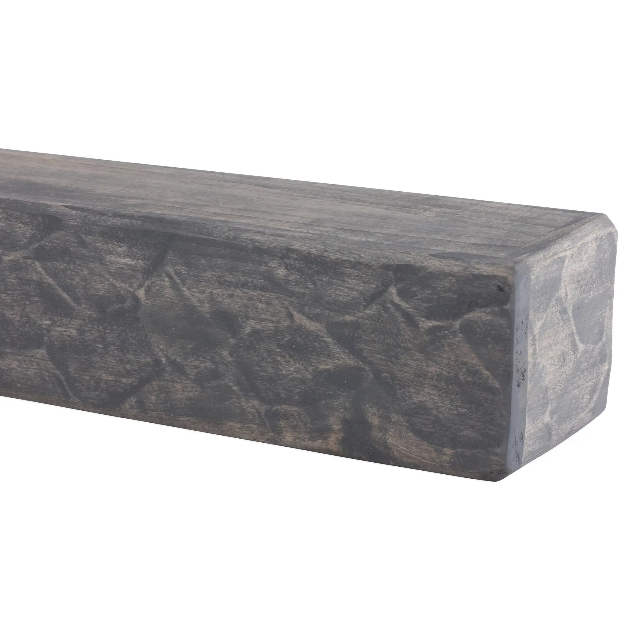 Rough Hewn Poplar Fireplace Mantel Shelf by Dogberrycollections