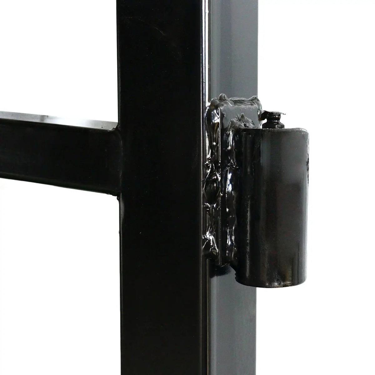 16x7 ft Steel Dual Swing Driveway Gate with Horse Pattern, detail