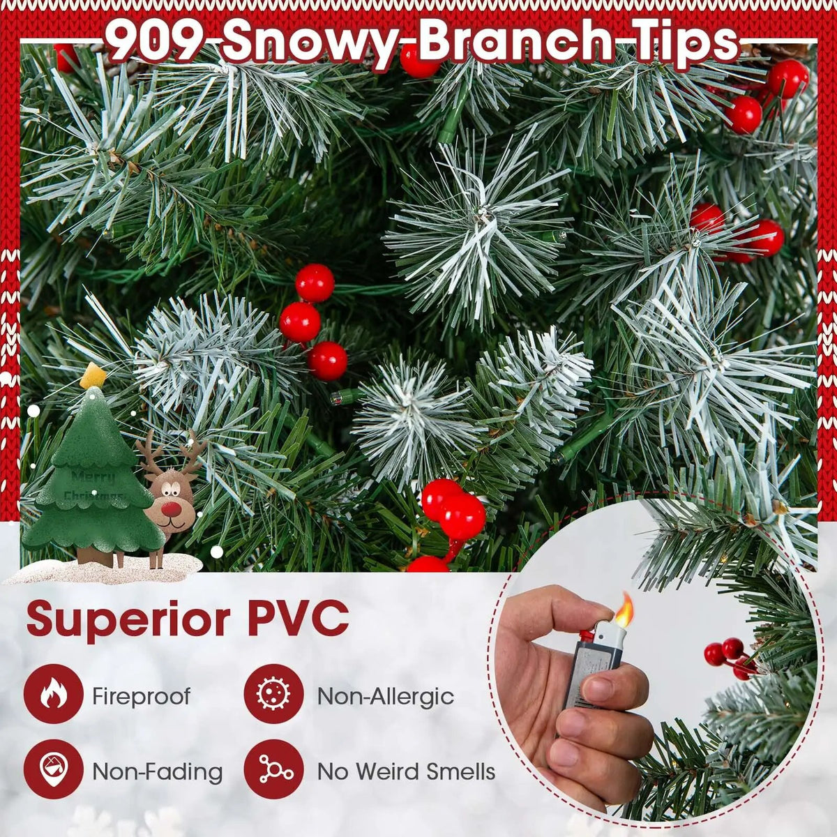 Hinged Christmas Tree with by DirectDeals