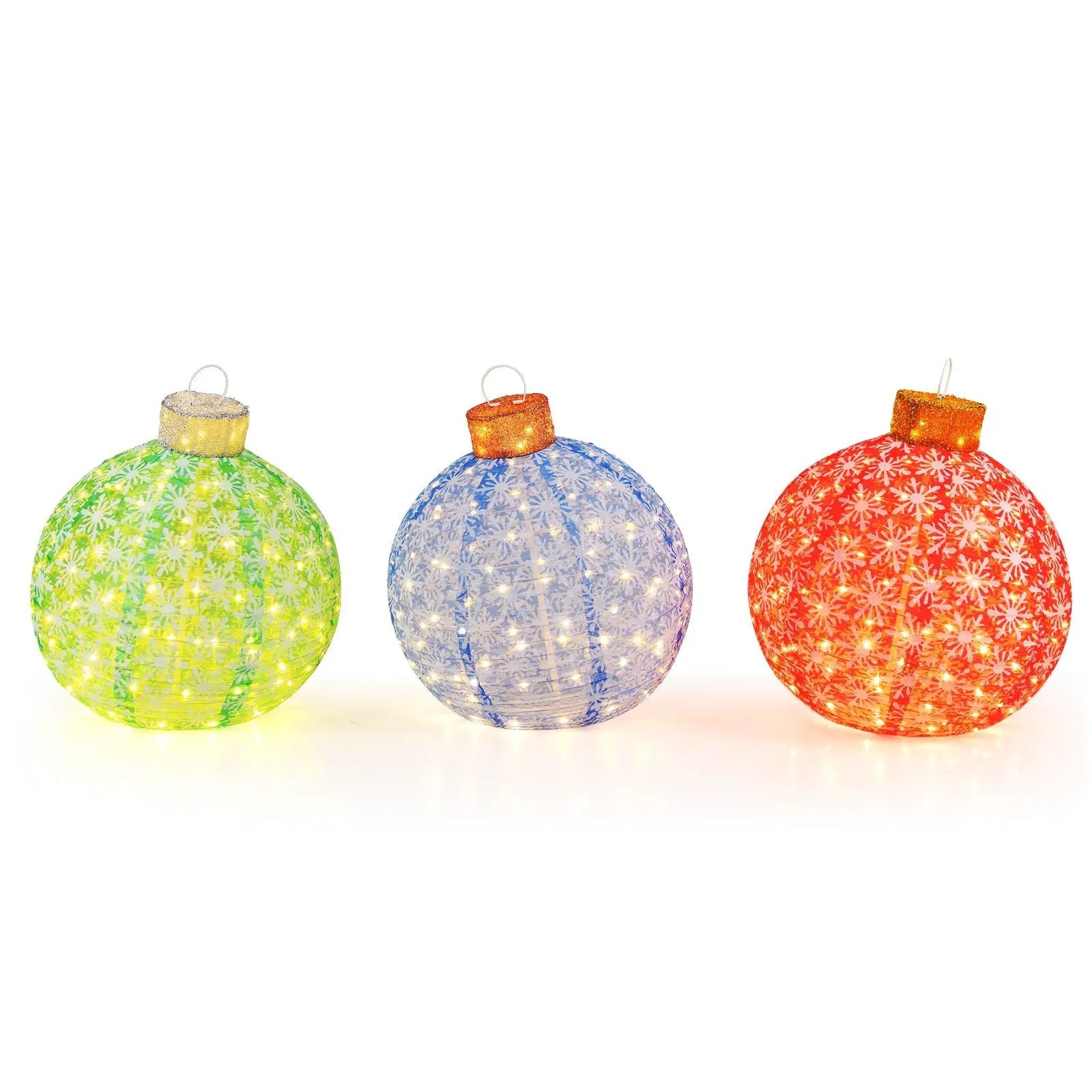 Pre-Lit Pop Up Christmas Ball Set with 300 LED Lights by DirectDeals