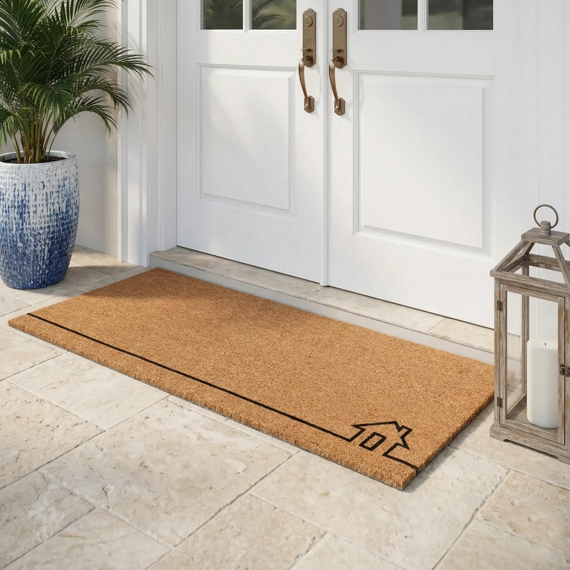 Home View - Natural Coir Doormat by Fab Habitat