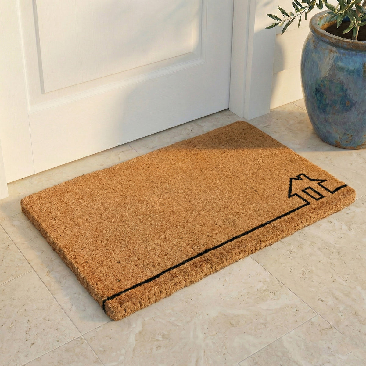 Home View - Natural Coir Doormat, photo 4 of 21