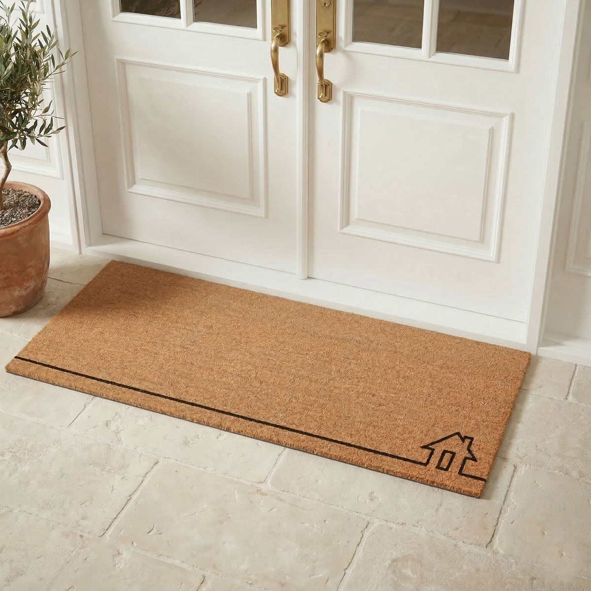 Home View - Natural Coir Doormat, photo 8 of 21