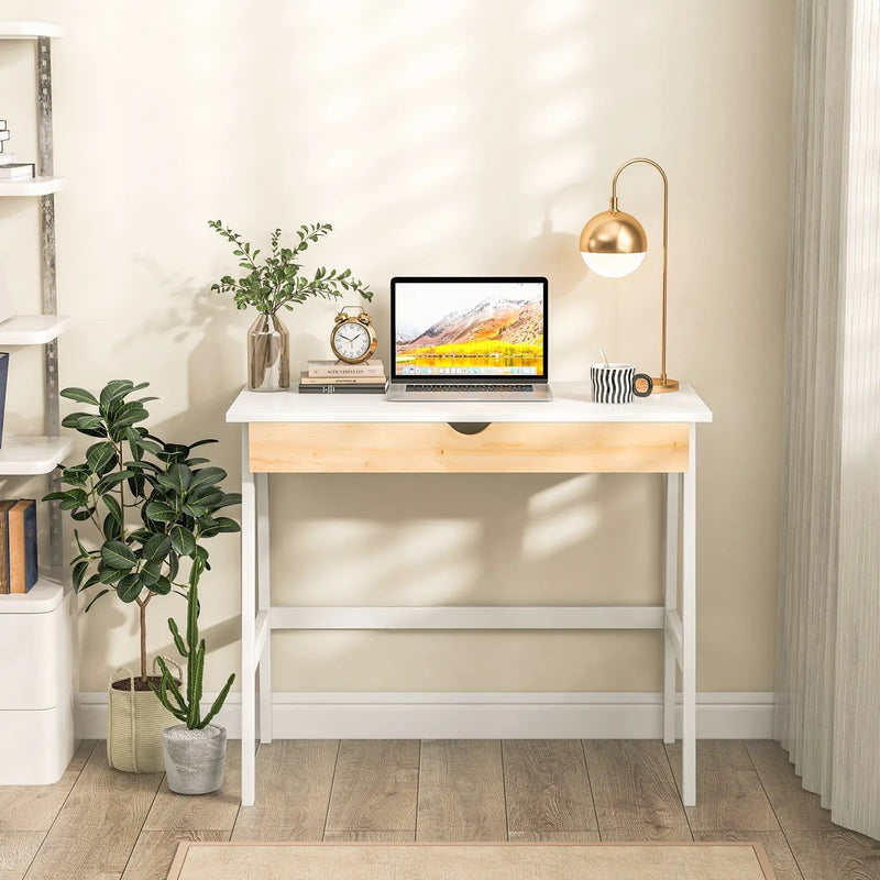 Wooden Computer Desk with Drawer for Home Office by DirectDeals