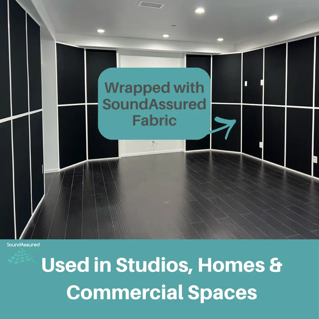 Dual Layer Acoustic Fabric for DIY Panels & Speakers by SoundAssured