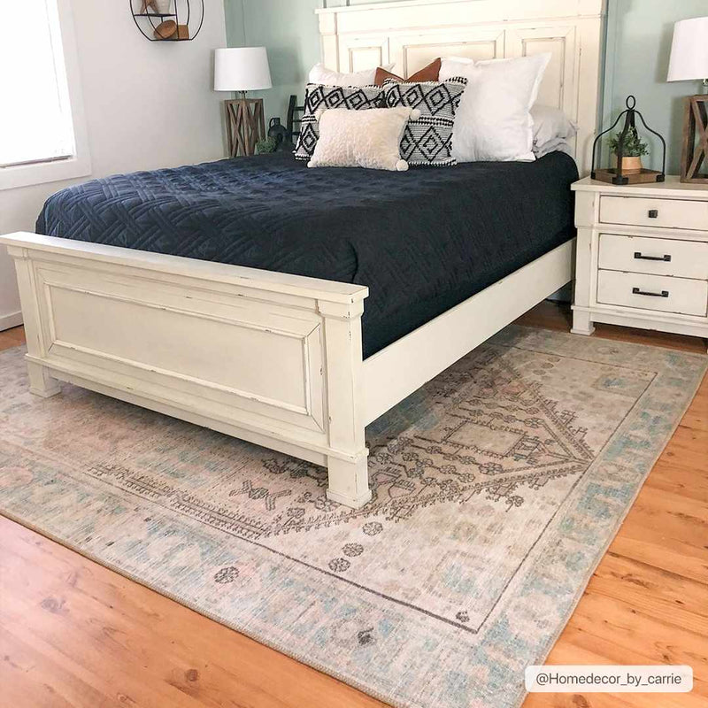Baloy Vintage Washable Rug by Boutique Rugs