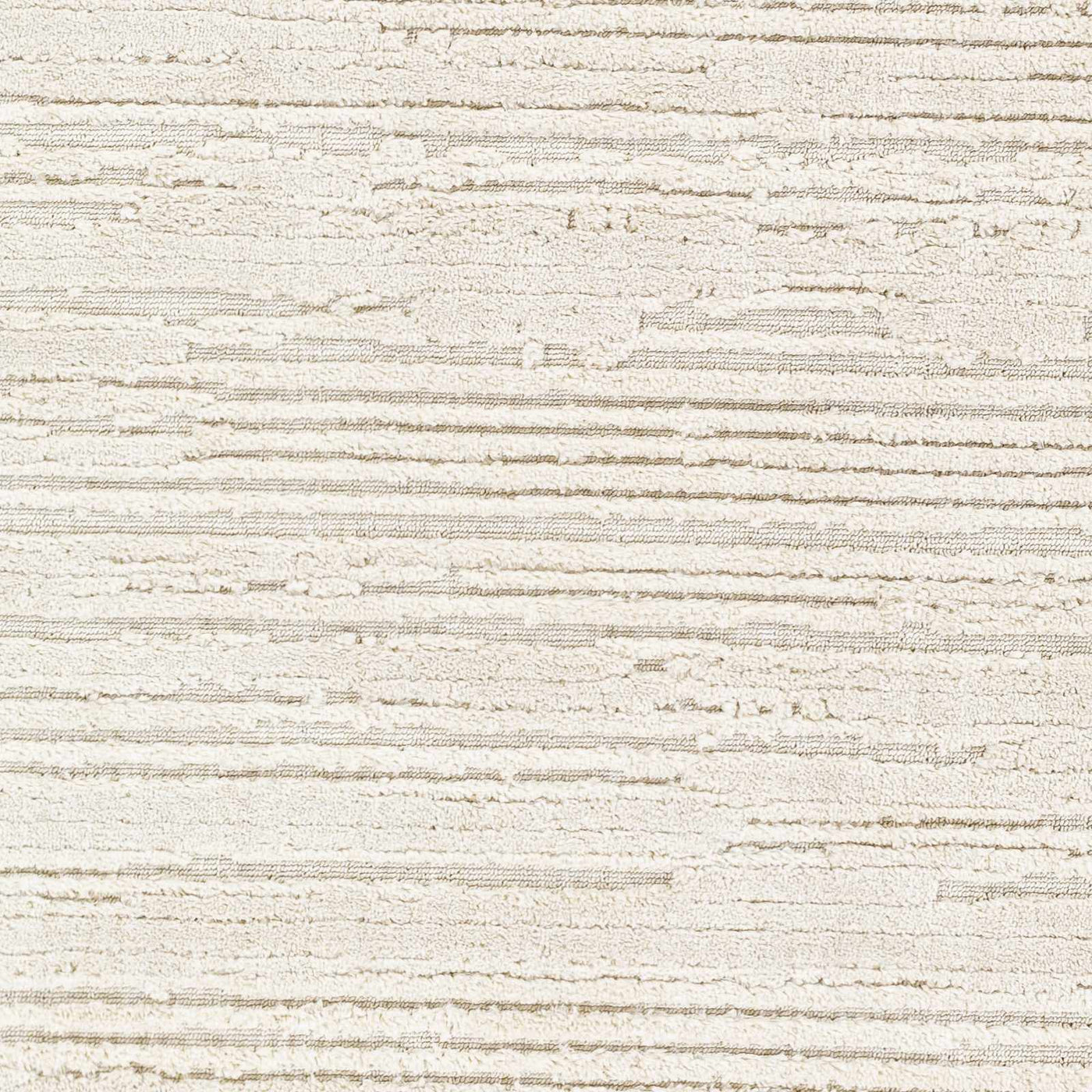 Ibarra Textured Ivory High/Low Pile Rug with Tassels by Boutique Rugs