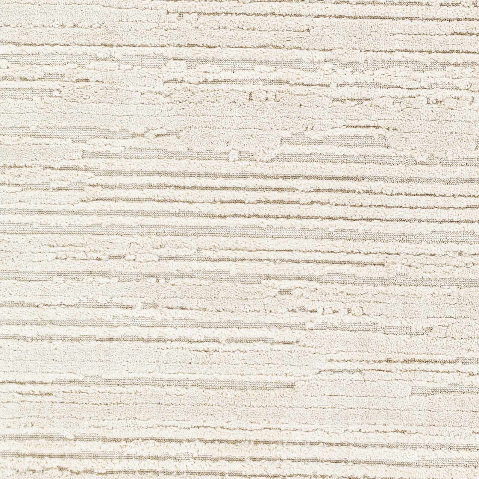 Ibarra Textured Ivory High/Low Pile Rug with Tassels by Boutique Rugs