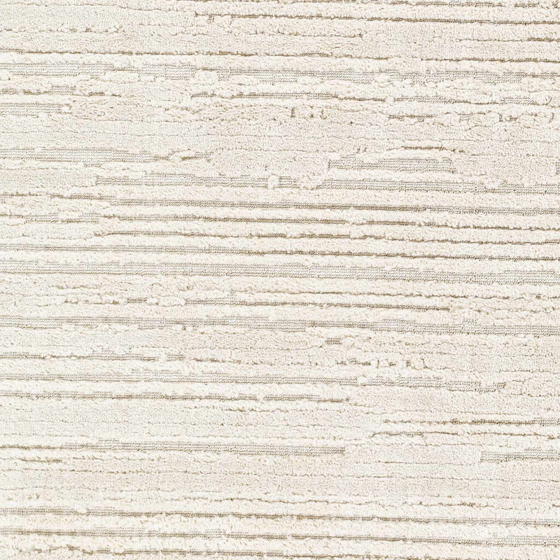 Ibarra Textured Ivory High/Low Pile Rug with Tassels by Boutique Rugs